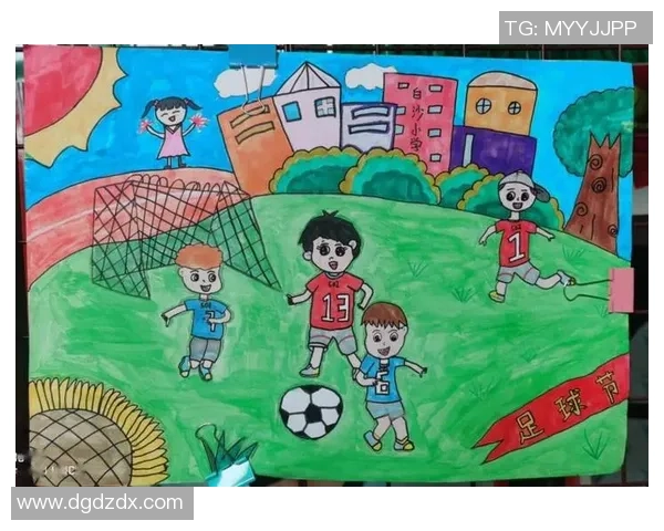 趣味卡通球星足球绘画展现绿茵激情与创意艺术魅力